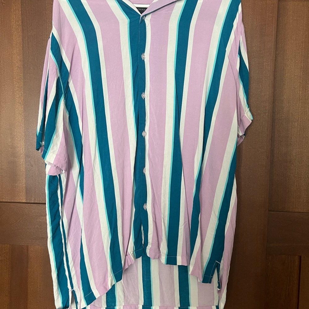 No Boundaries Multicolor Striped Shirt